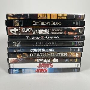 DVD Lot of 10 - ‎ Mixed - Action, Adventure, Horror, Thriller